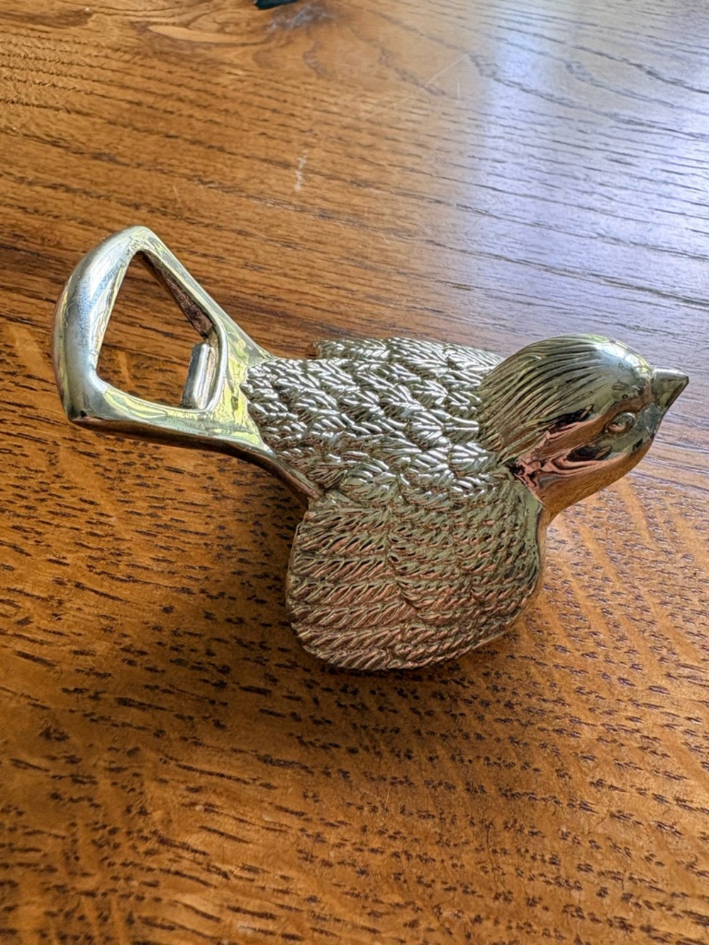 Vintage Silver tone metal Bird flip/turn Bottle Opener - Picture 2 of 14